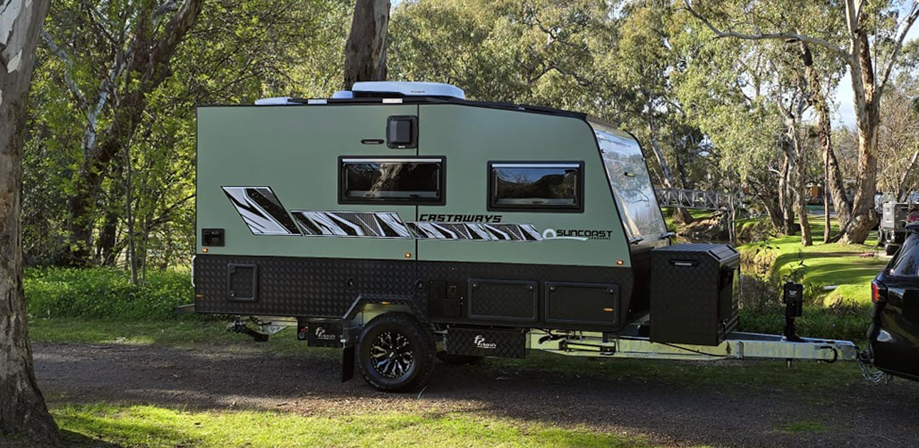 Castaways 14' caravan from Suncoast Caravans for sale by Sunvan Caravans